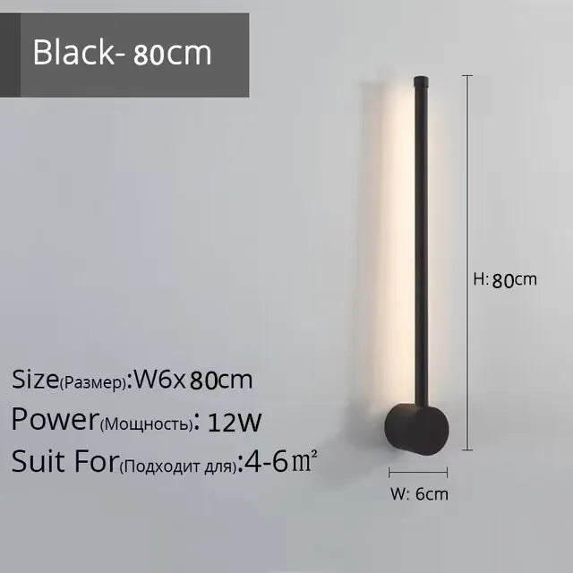 DecorBites™ LED Strip Wall Lamp for Creative Staircase Aisle Background Wall Lights
