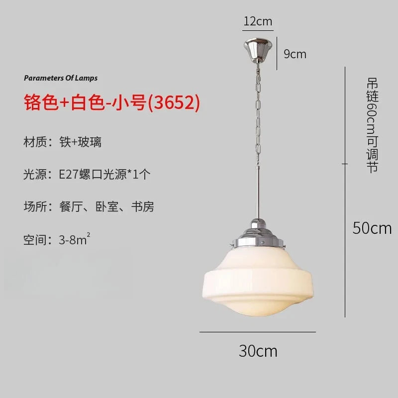 Modern Gold Glass Pendant Light