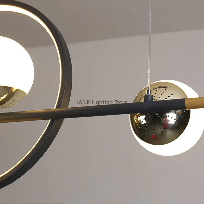 DecorBites™ مصباح معلق LED طويل: تصميم إسكندنافي بسيط لغرفة المعيشة والمطعم والبار