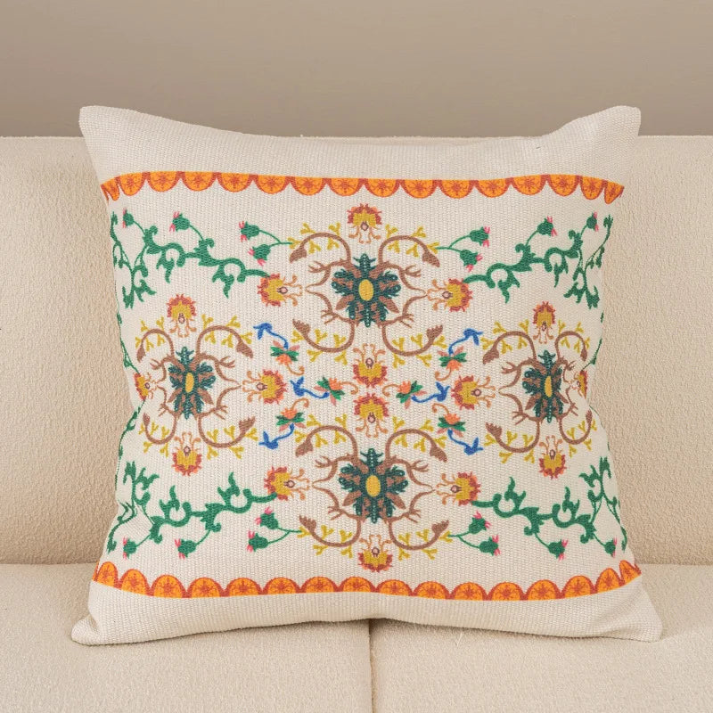 DecorBites™ Geometric Tufted Tassel Cushion Cover 30x50cm/45x45cm