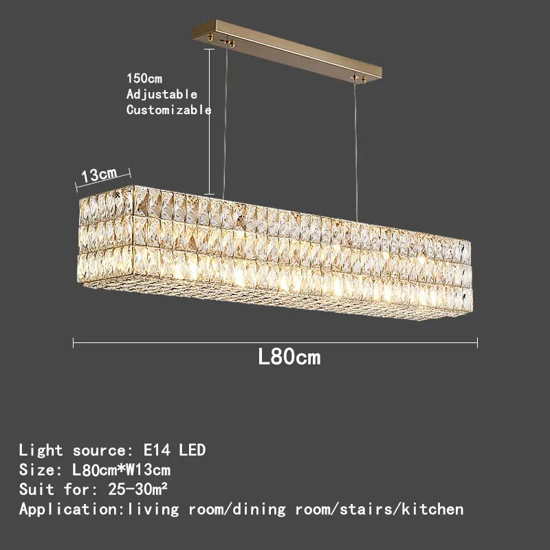 DecorBites™ Crystal Circle Pendant Chandelier - Luxury Lighting for Interior Decoration