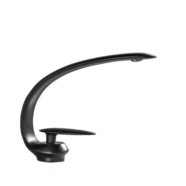 DecorBites™ Basin Faucet: Rose Gold/Black/Gold Bathroom Sink Mixer Tap made of Brass