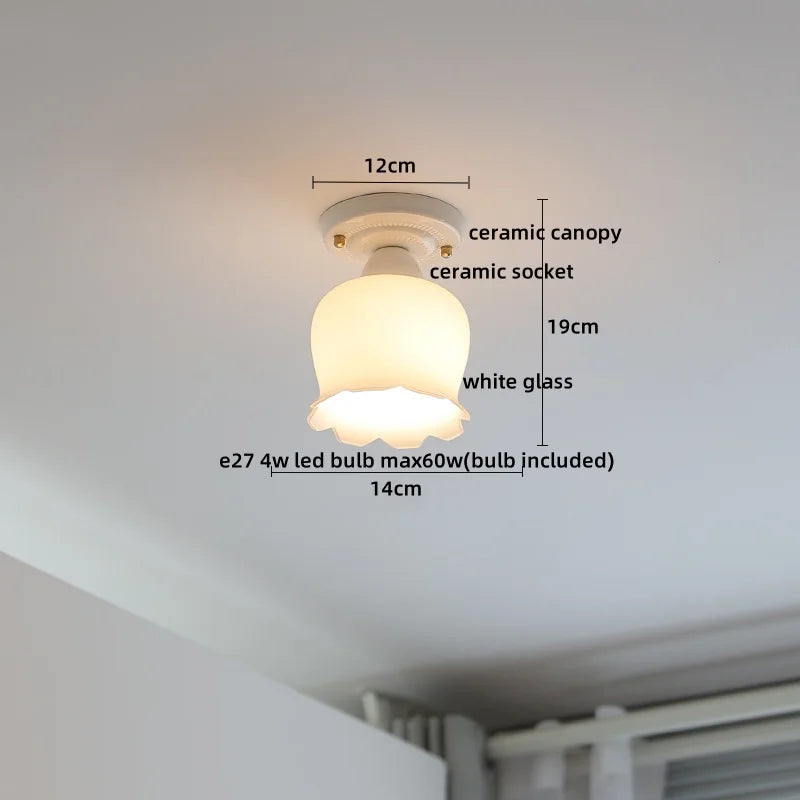 DecorBites™ Plafonnier LED en Verre et Cuivre Luminaria De Teto