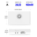 DecorBites™ Induction Night Light USB Rechargeable Motion Sensor Wall Lamp