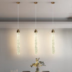 Modern Gold Bubble Crystal Pendant Light