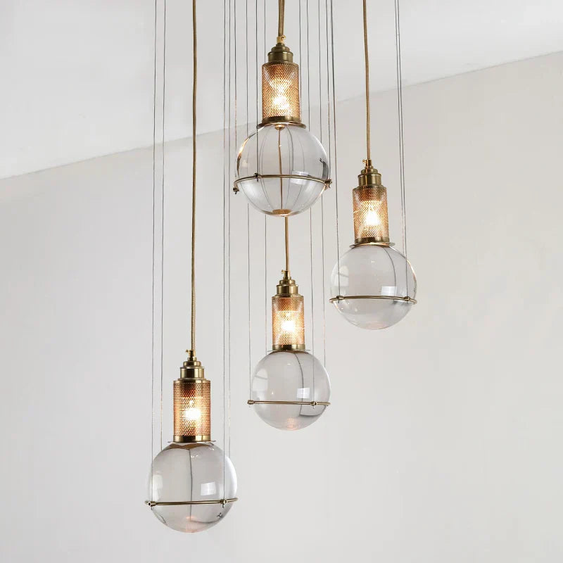 DecorBites™ Crystal Ball LED Pendant Lights - American Design for Indoor Lighting