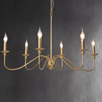 Vintage Black and Gold Metal Pendant Light
