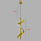 Modern Rotating Acrylic Butterfly Pendant Light