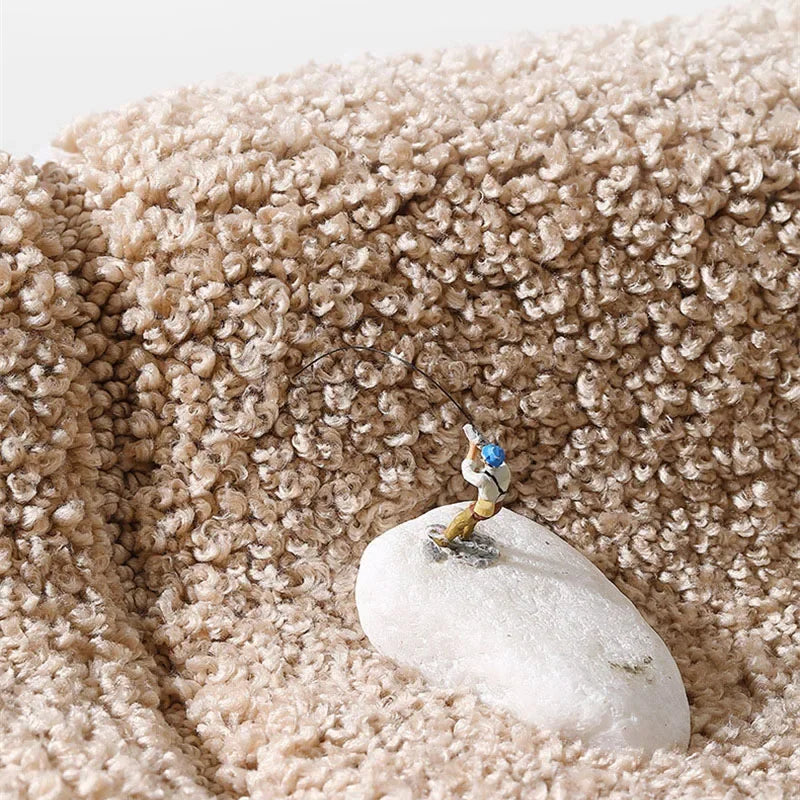 DecorBites™ Geometric Flocked Bath Mat Thicken Super Absorbent Anti-slip Bathroom Rug.