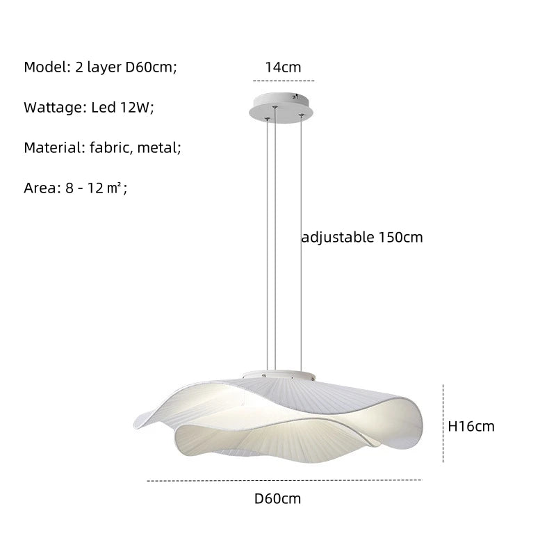 Modern Nordic Fabric Pendant Light