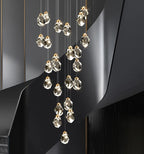 Modern K9 Crystal Linear Pendant Light