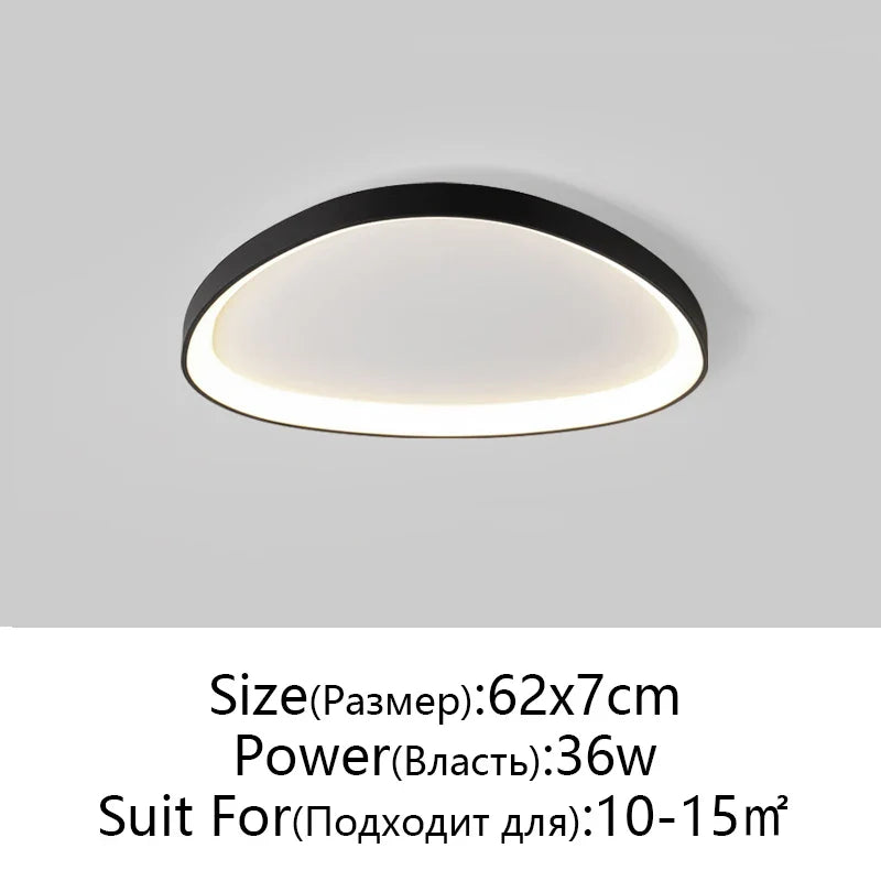 DecorBites™ ثريا LED: وحدة إضاءة داخلية عصرية لغرفة النوم والمطبخ وغرفة المعيشة