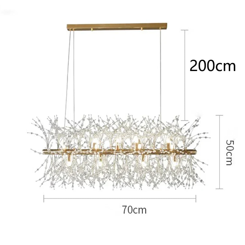 ثريا LED متدلية من DecorBites™ لغرفة المعيشة وغرفة النوم وغرفة الطعام