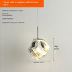 Modern Ice Glass Pendant Light