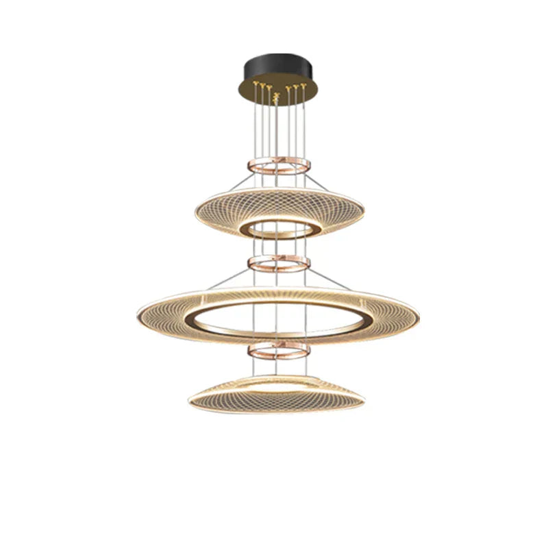 DecorBites™ Double Pendant Chandeliers LED Hanging Ceiling Lamp for Living Room Kitchen Island