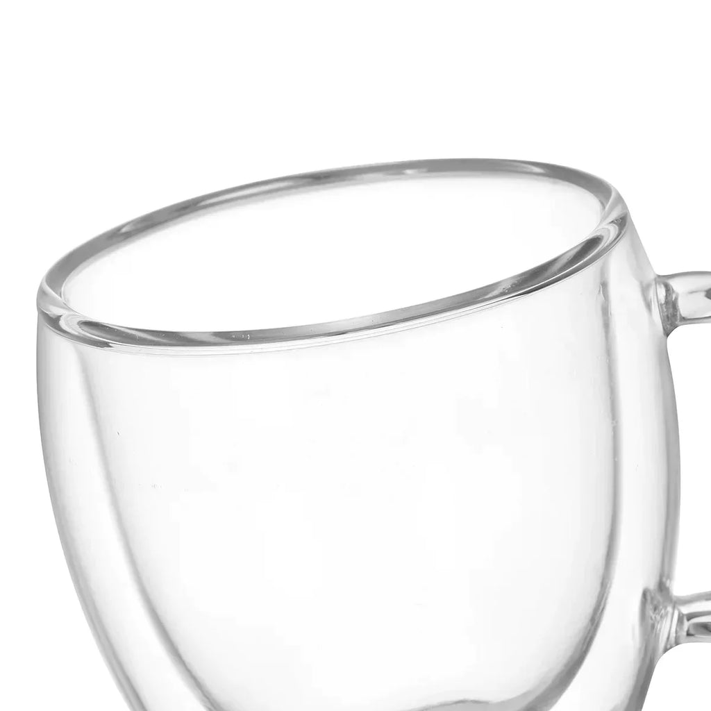DecorBites™ Double Wall Glasses Set - Tumbler Cup Holder Whiskey Wine Vodka Beer Champagne Milk Tea Mug