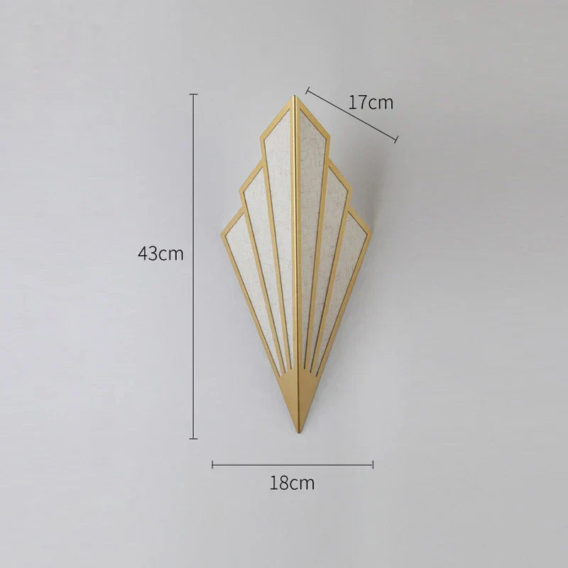 مصباح حائط بمروحة LED من DecorBites™ للإضاءة الداخلية - E14 5W