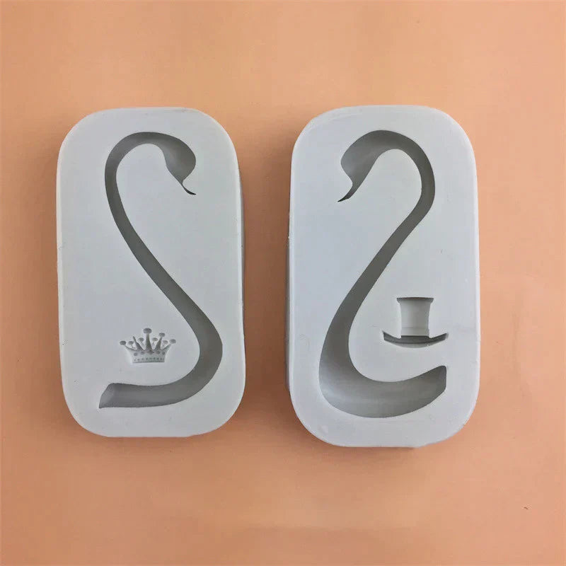 DecorBites™ 3D Wings Cake Mold Swan Neck Decoration Silicone - Kitchen Accessories