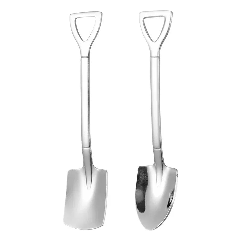 DecorBites™ 4-Piece Stainless Steel Teaspoons Set for Coffee, Tea, Desserts & Ice Cream