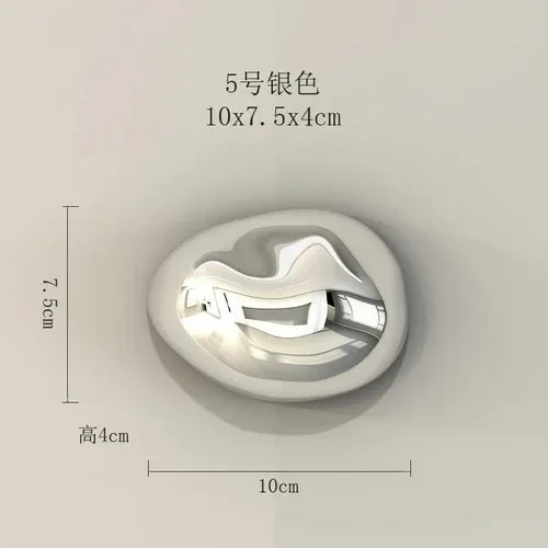 DecorBites™ 3D Stone Wall Ornaments: Room Aesthetics & Decoration - Plating Craft Stone Pendants