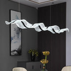 Modern Linear Alloy Pendant Light Chandelier