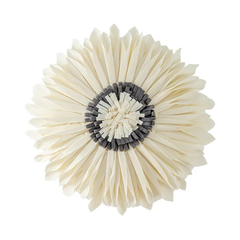 DecorBites™ Handmade Flower Cushion Cover - Light Luxury Decorative Pillows