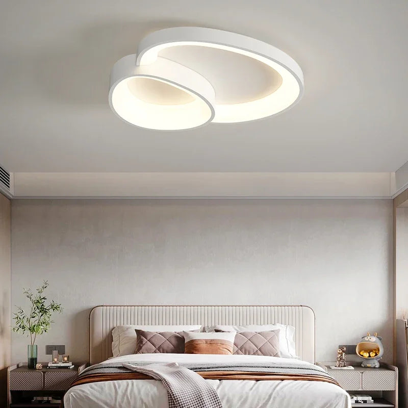 ثريات سقف LED من DecorBites™ مع جهاز تحكم عن بعد لغرفة المعيشة وغرفة النوم وغرفة الطعام