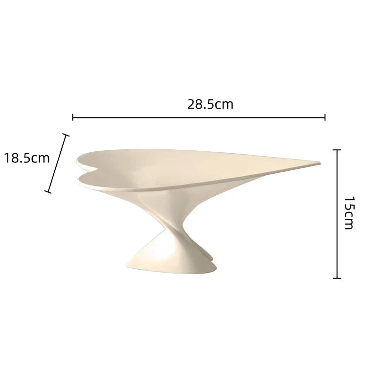 DecorBites™ طبق فواكه هندسي حامل عرض مجوهرات صينية تخزين ديكور منزلي