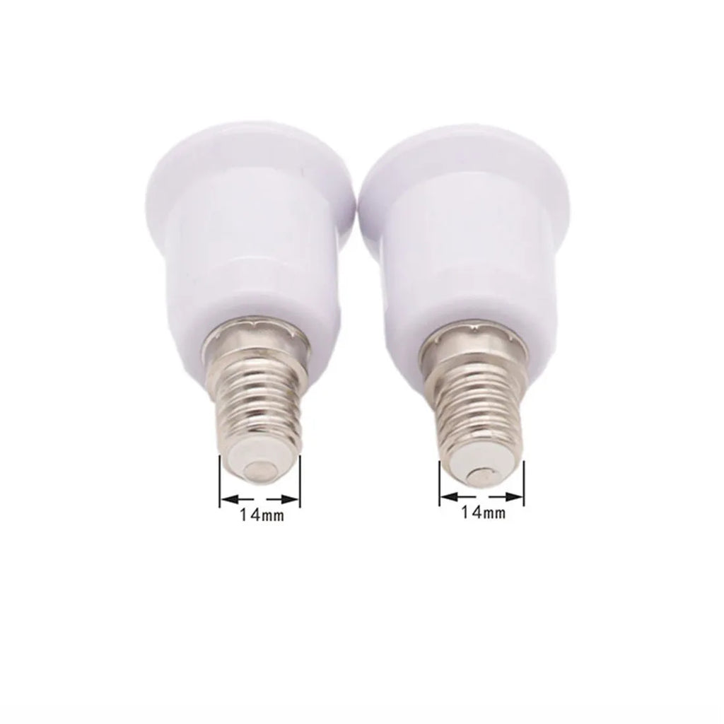 DecorBites™ 4pcs E14 to E26 E27 Adapter Converter for Chandelier Socket