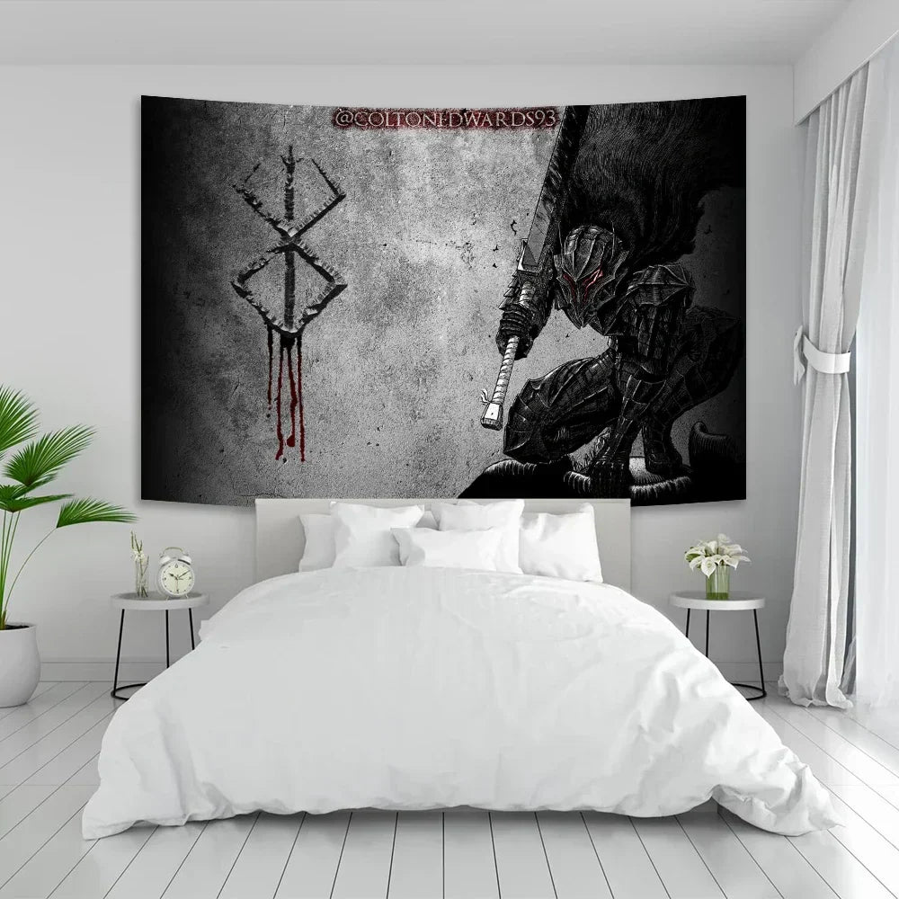DecorBites™ Berserk Sacrifice Tapestry Hanging for Home, Bar, Cafe | Aesthetic Wall Decor