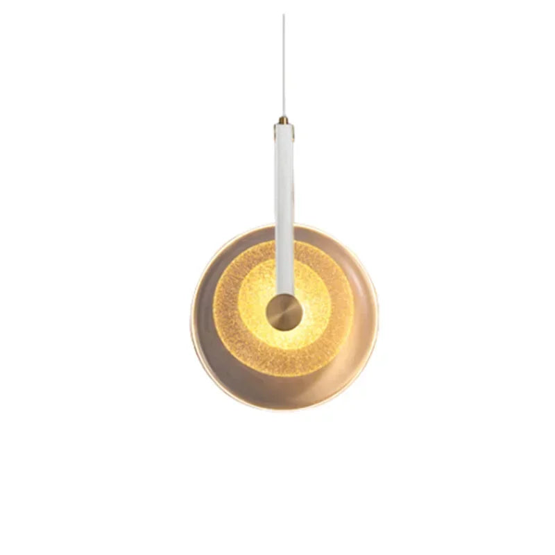 DecorBites™ Circular Glass LED Chandelier - Modern Nordic Style for Home Decor