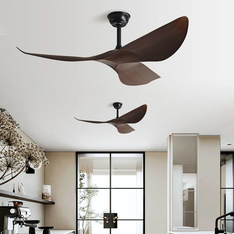 مروحة سقف صناعية كلاسيكية DecorBites™ مع جهاز تحكم عن بعد للمطعم وغرفة المعيشة