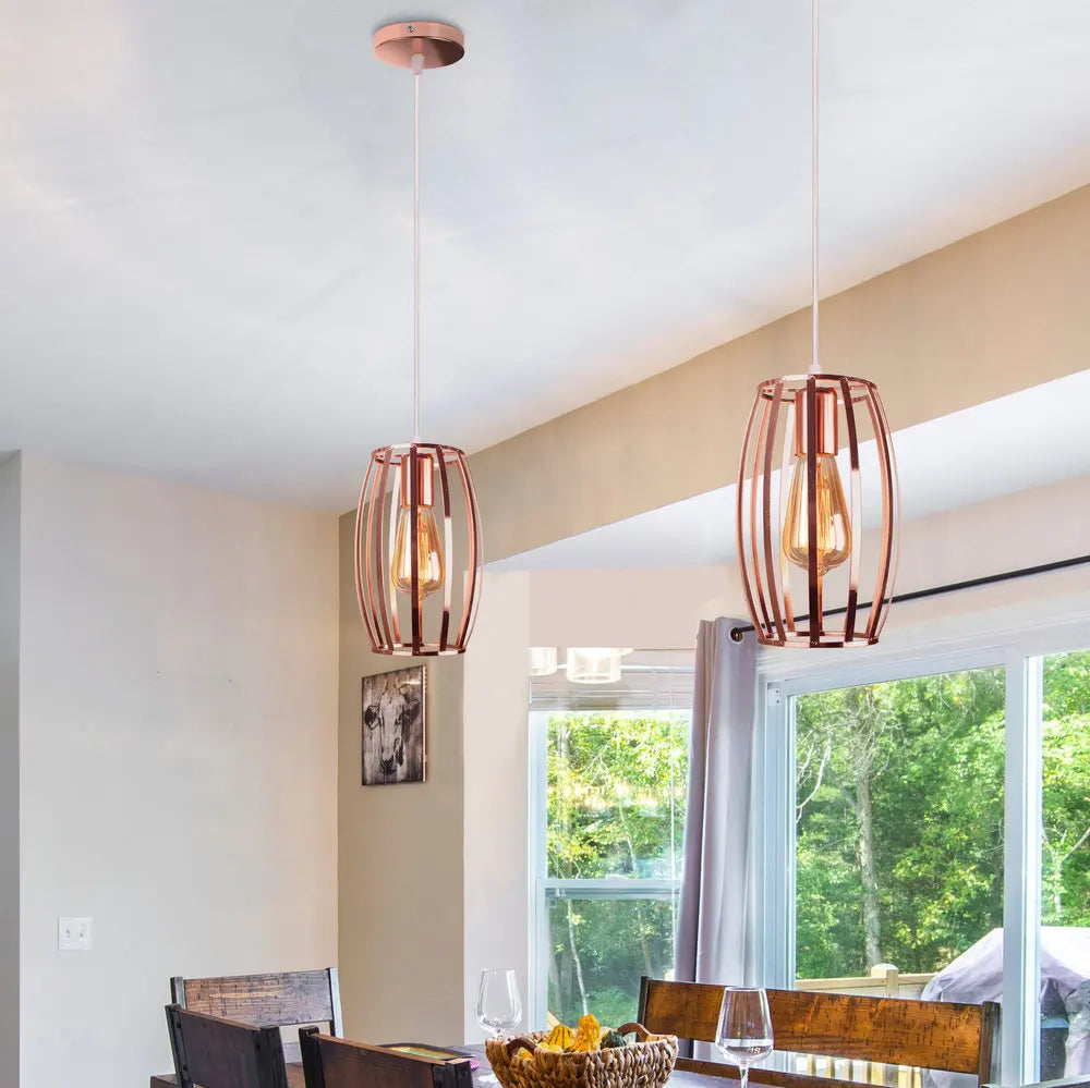 مصباح تعليق LED صناعي قديم طراز لوفت من DecorBites™ للمنزل وغرفة المعيشة والمطبخ