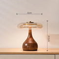 DecorBites™ Andi Walnut Table Lamp for Living Room Bedroom Study Hotel Creative French Style