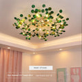 مصباح سقف DecorBites™ Leaf Agate: تصميم إسكندنافي عصري من اليشم لغرفة المعيشة والمطعم وغرفة النوم