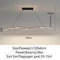 Modern Minimalist White Aluminum LED Pendant Light