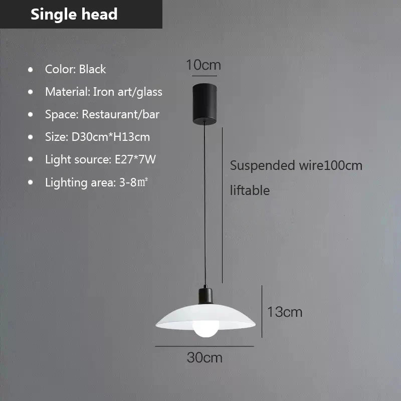 DecorBites™ ثريا معلقة LED إضاءة عصرية بسيطة لغرفة المعيشة وغرفة النوم
