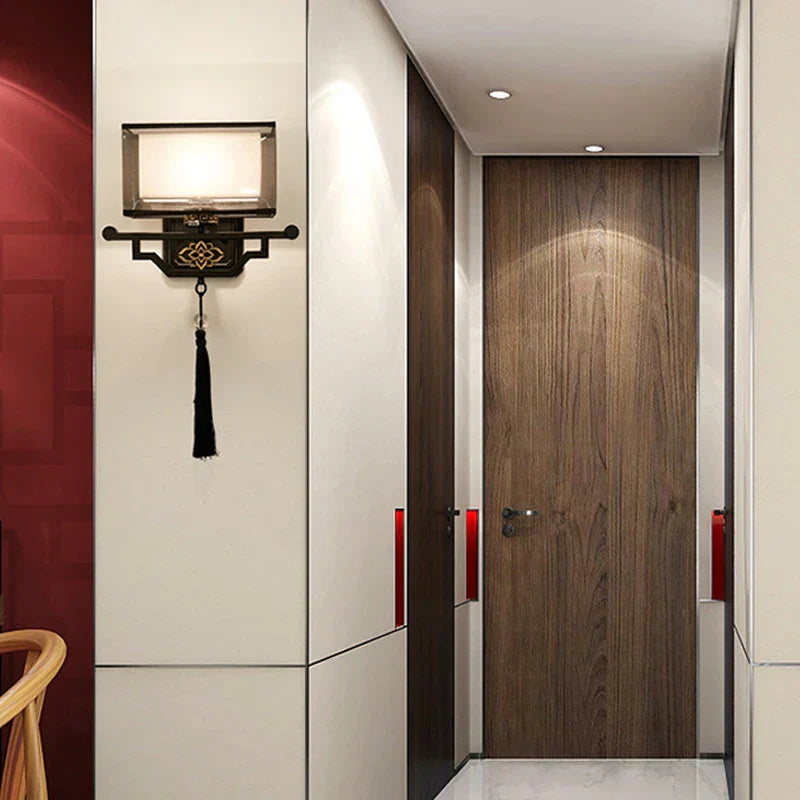 DecorBites™ مصباح حائط قماشي أنيق لغرفة المعيشة وغرفة النوم، وحدات إضاءة LED حديثة