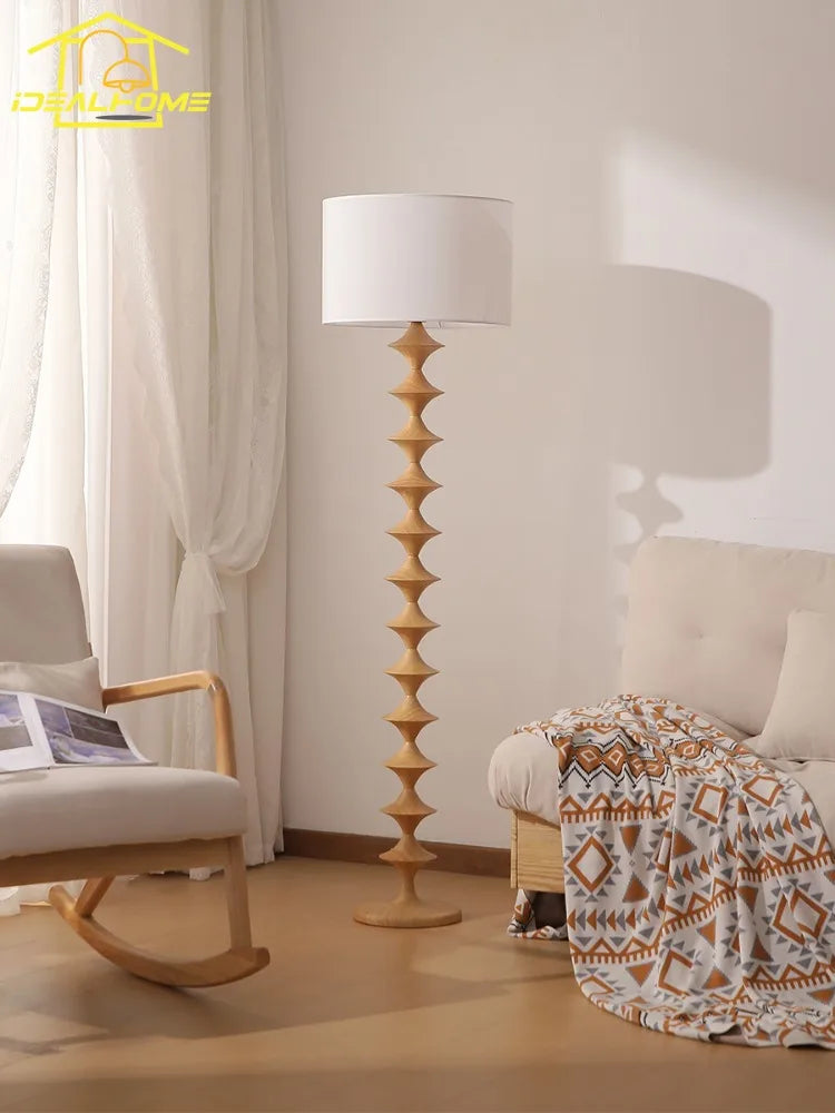 DecorBites™ مصباح أرضي LED بتصميم قرعي E27، إضاءة قائمة حديدية فنية زخرفية لغرفة المعيشة