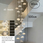 Modern Crystal Multi-Light Pendant Chandelier