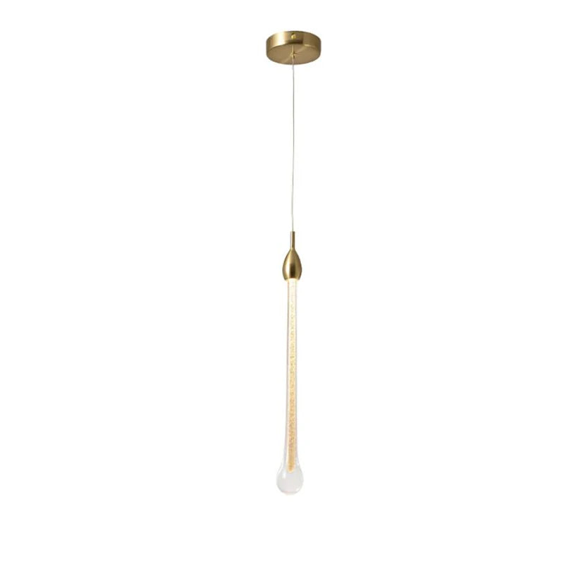 DecorBites™ 3W Round Stairs LED Chandelier: K9 Crystal, Metal Fixture, DIY Lamp for Villa