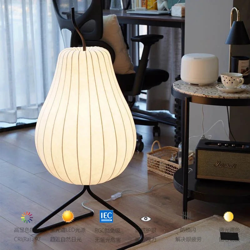 مصباح أرضي LED على شكل كمثرى من DecorBites™ لديكور المنزل والإضاءة في غرفة المعيشة وغرفة النوم وغرفة الطعام والدراسة