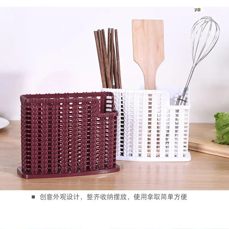 Rangement Organisateur Couverts Ustensiles de Cuisine DecorBites™ pour Cuillère Fourchette Couteau Baguettes