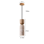 Wabi-Sabi Yellow Stone Pendant Light