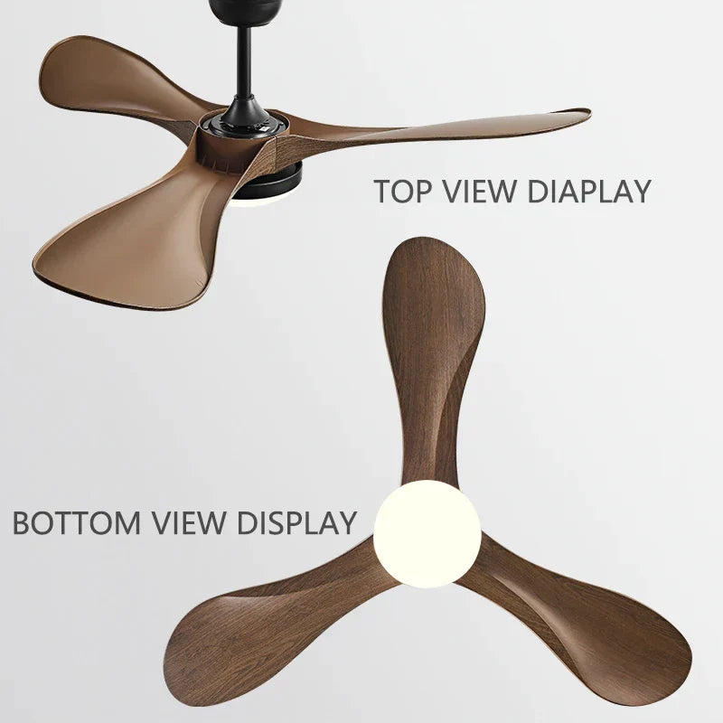DecorBites™ 52-Inch Modern LED Ceiling Fan Light with Strong Winds and Mute Operation
