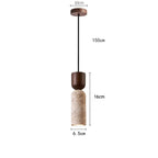 Wabi-Sabi Stone Pendant Light in Vintage French Style
