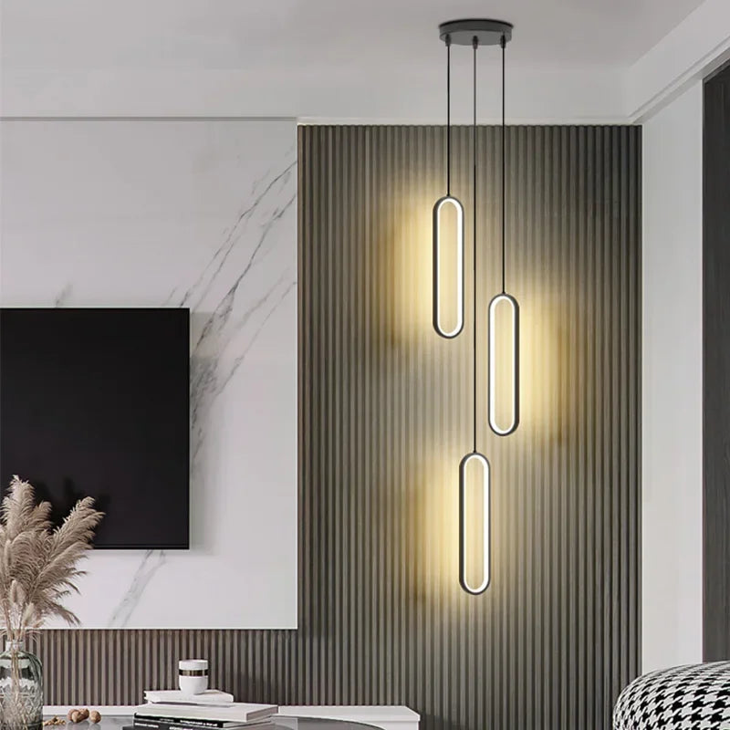 ثريا LED من DecorBites™: مصابيح متدلية حديثة لغرفة المعيشة وغرفة الطعام لديكور المنزل