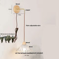 DecorBites™ Clear Glass LED Wall Light with Pull Chain Switch