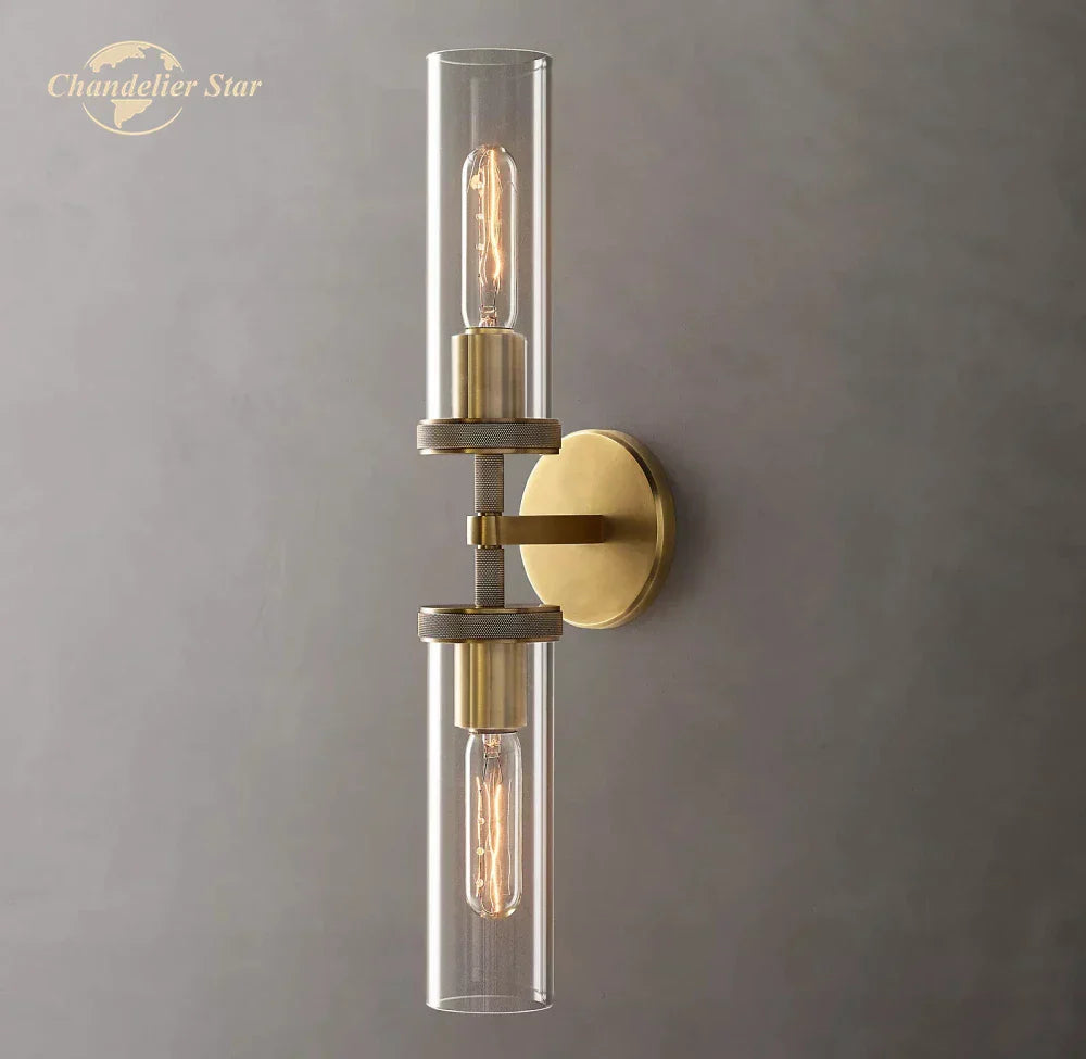DecorBites™ مصباح جداري LED من الزجاج المخدد لتصميم إضاءة عصري