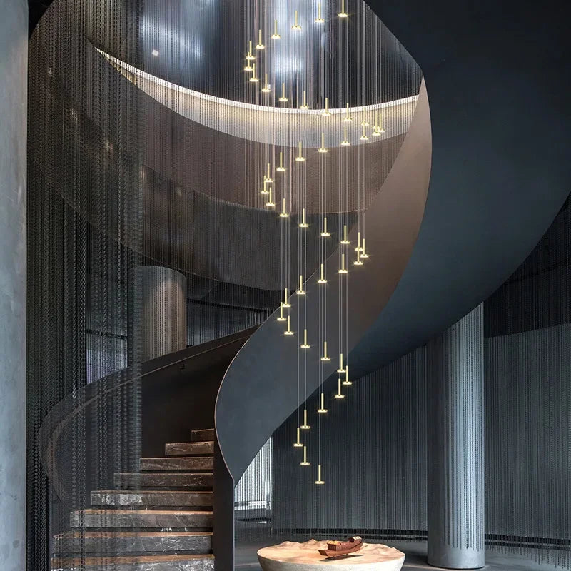 DecorBites™ 2024 Nordic Minimalist Ceiling Chandelier - Trendy Living Room Lighting Decor